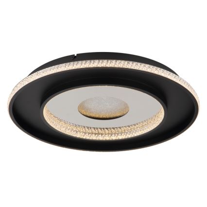 Globo - LED loftlampe dæmpbar LED/30W/230V 2700-6500K diameter 52,5 cm sort + fjernbetjening