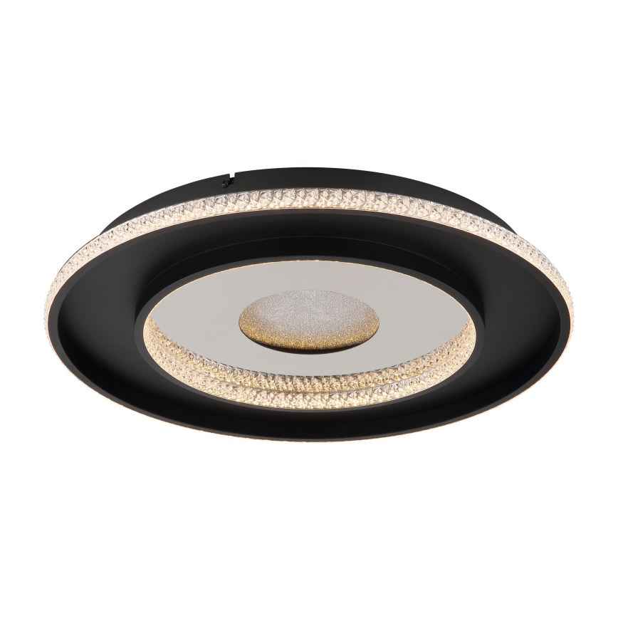 Globo - LED loftlampe dæmpbar LED/30W/230V 2700-6500K diameter 52,5 cm sort + fjernbetjening