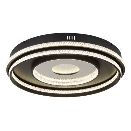 Globo - LED dæmpbar loftlampe på kabel LED/54W/230V 2700-6500K Ø 60 cm sort + fjernbetjening