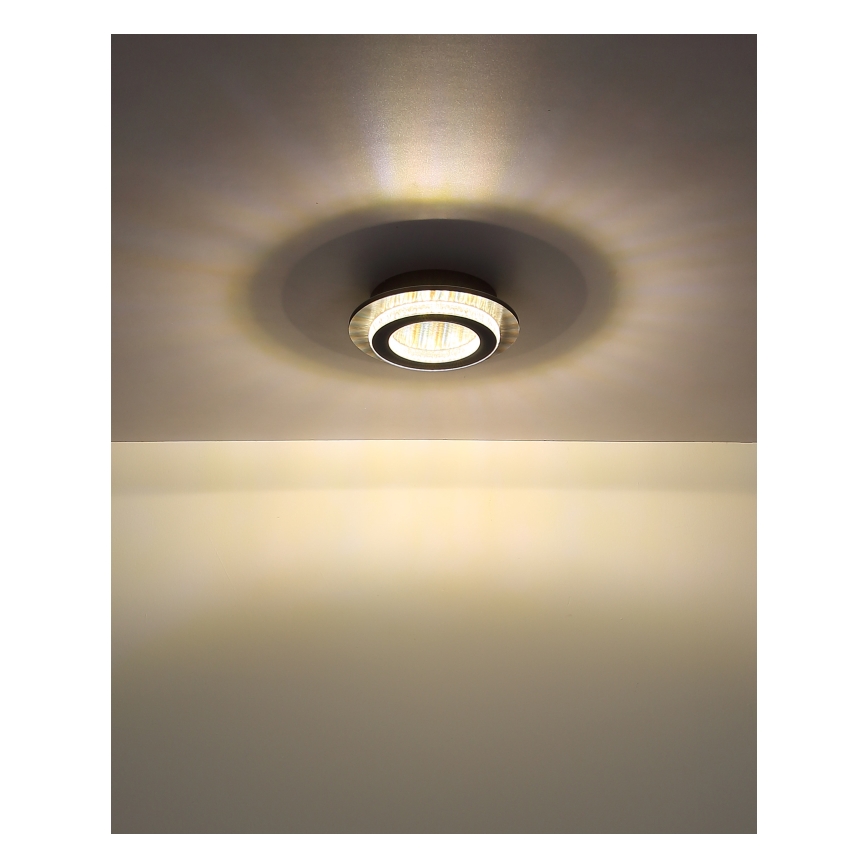 Globo - LED loftlampe LED/12W/230V 3000/4000/6500K Ø 20 cm antracit