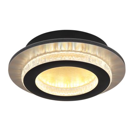 Globo - LED-loftlampe LED/12W/230V 3000/4000/6500K Ø 20 cm sort