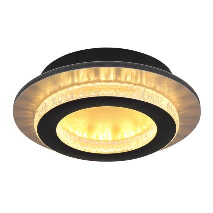 Globo - LED-loftlampe LED/12W/230V 3000/4000/6500K Ø 20 cm sort