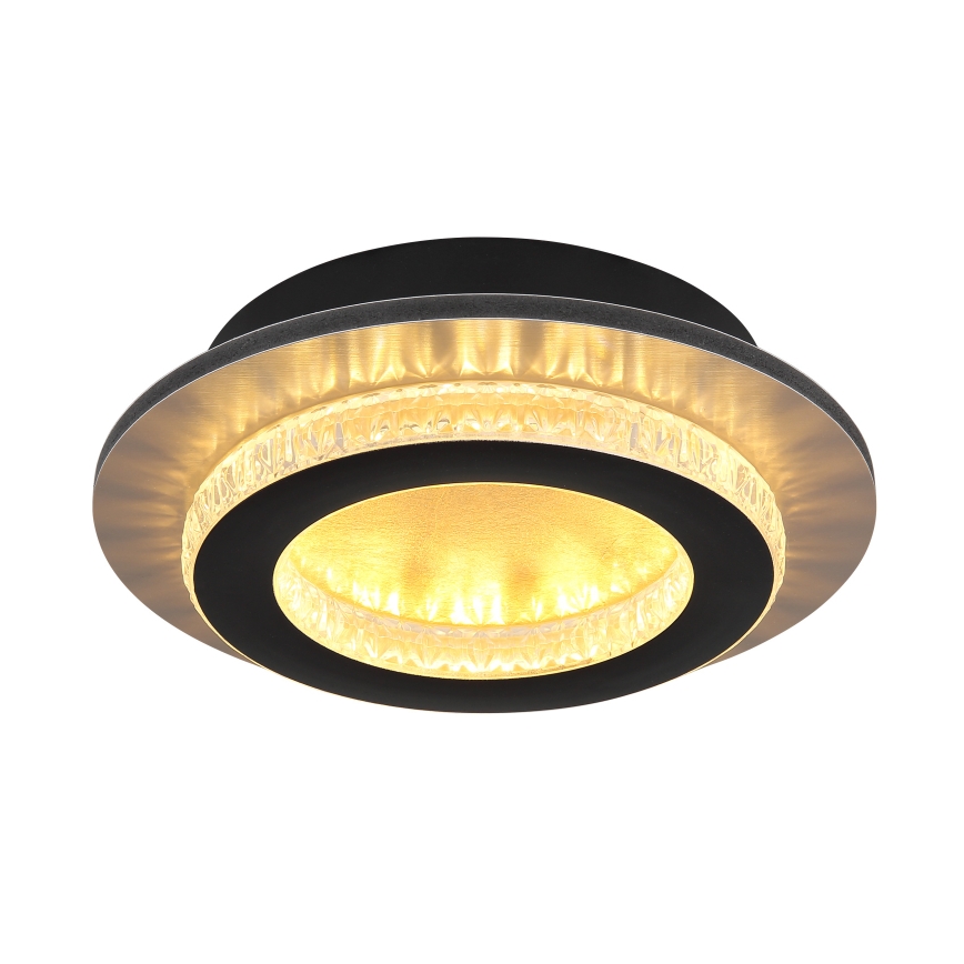 Globo - LED-loftlampe LED/12W/230V 3000/4000/6500K Ø 20 cm sort