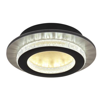 Globo - LED-loftlampe LED/12W/230V 3000/4000/6500K Ø 20 cm sort