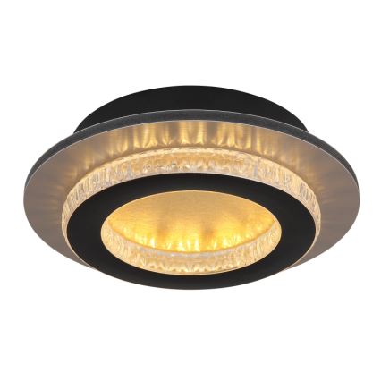 Globo - LED-loftlampe LED/12W/230V 3000/4000/6500K Ø 20 cm sort