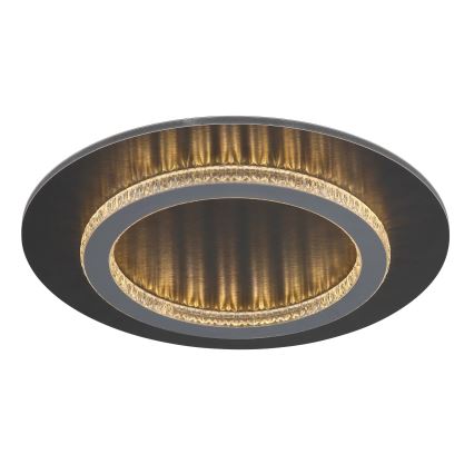 Globo - LED-loftlampe 24W/230V, 3000/4000/6500K, Ø 35 cm, antracit