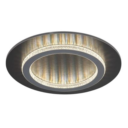 Globo - LED-loftlampe 24W/230V, 3000/4000/6500K, Ø 35 cm, antracit