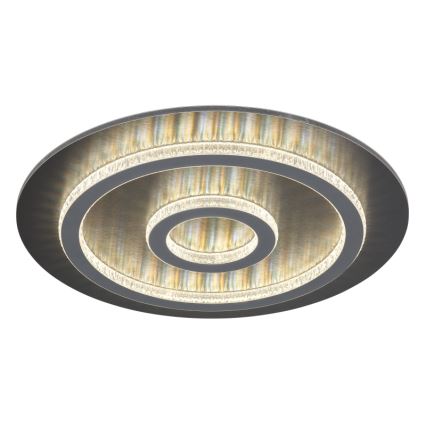 Globo - Dæmpbar LED-loftlampe LED/40W/230V 3000-6500K Ø 45 cm antracit + fjernbetjening