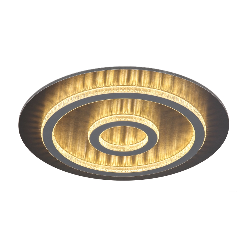 Globo - Dæmpbar LED-loftlampe LED/40W/230V 3000-6500K Ø 45 cm antracit + fjernbetjening