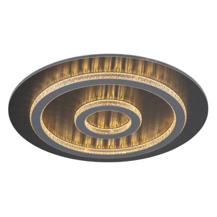 Globo - Dæmpbar LED-loftlampe LED/40W/230V 3000-6500K Ø 45 cm antracit + fjernbetjening