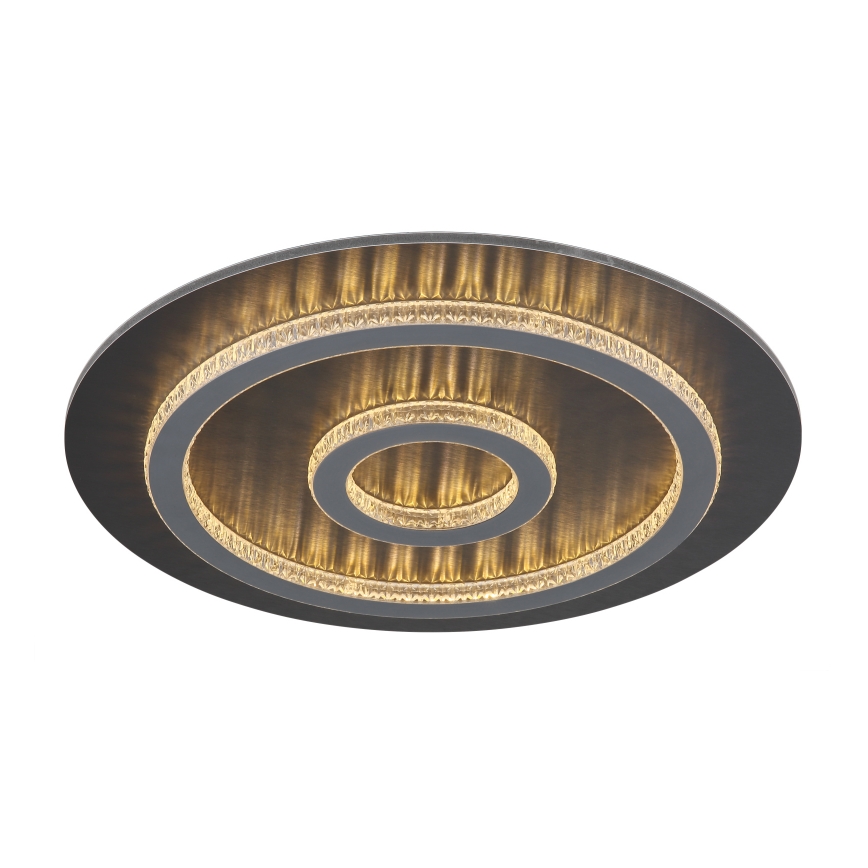 Globo - Dæmpbar LED-loftlampe LED/40W/230V 3000-6500K Ø 45 cm antracit + fjernbetjening