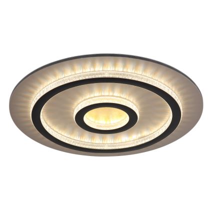 Globo - Dæmpbar LED-loftlampe LED/40W/230V 3000-6500K Ø 45 cm sort + fjernbetjening