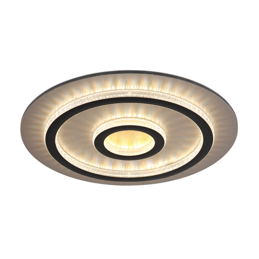 Globo - Dæmpbar LED-loftlampe LED/40W/230V 3000-6500K Ø 45 cm sort + fjernbetjening