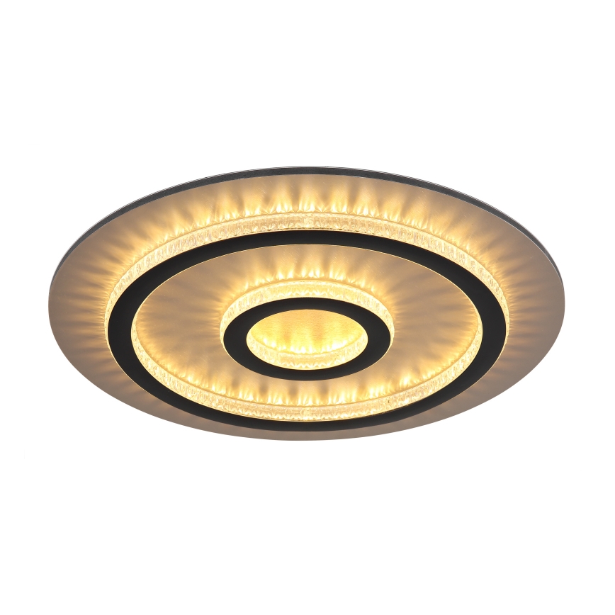 Globo - Dæmpbar LED-loftlampe LED/40W/230V 3000-6500K Ø 45 cm sort + fjernbetjening