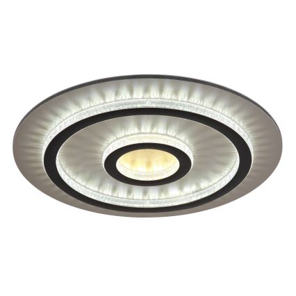 Globo - Dæmpbar LED-loftlampe LED/40W/230V 3000-6500K Ø 45 cm sort + fjernbetjening