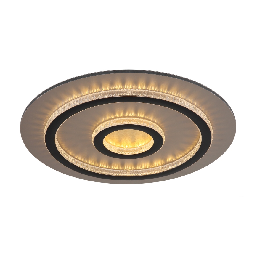 Globo - Dæmpbar LED-loftlampe LED/40W/230V 3000-6500K Ø 45 cm sort + fjernbetjening