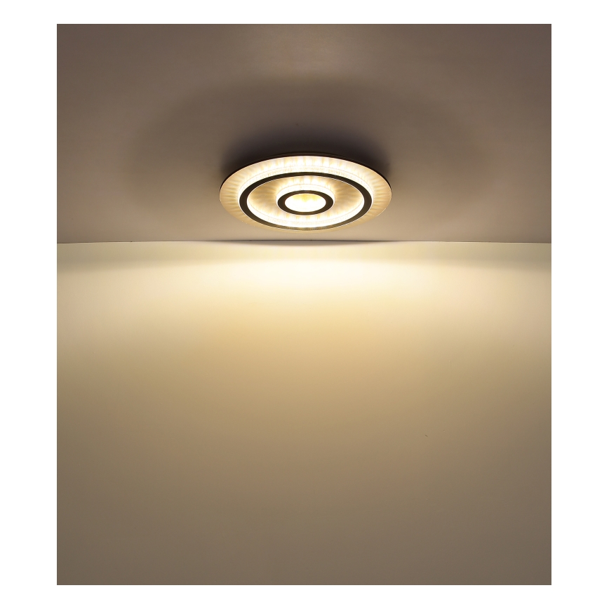 Globo - Dæmpbar LED-loftlampe LED/40W/230V 3000-6500K Ø 45 cm sort + fjernbetjening