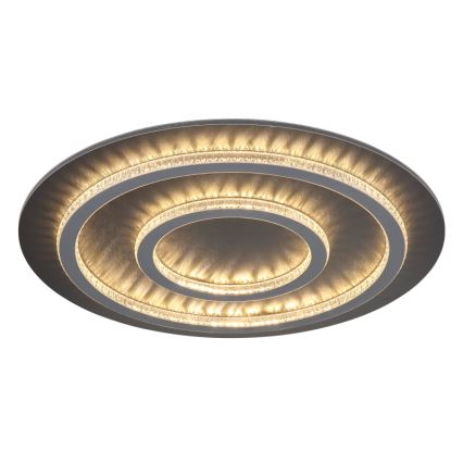 Globo - LED-dæmpbar loftlampe LED/60W/230V 3000-6500K Ø 55 cm antracit + fjernbetjening