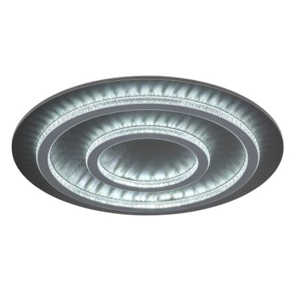 Globo - LED-dæmpbar loftlampe LED/60W/230V 3000-6500K Ø 55 cm antracit + fjernbetjening