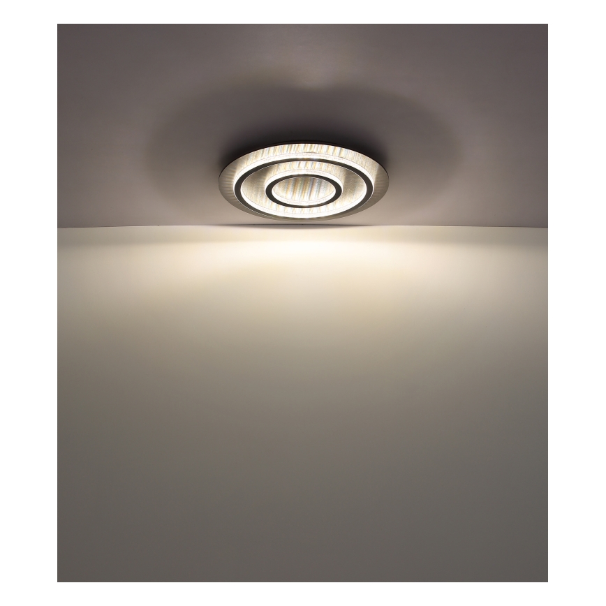 Globo - LED-dæmpbar loftlampe LED/60W/230V 3000-6500K Ø 55 cm antracit + fjernbetjening