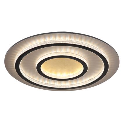 Globo - Dæmpbar LED-loftlampe LED/60W/230V 3000-6500K Ø 55 cm sort + fjernbetjening
