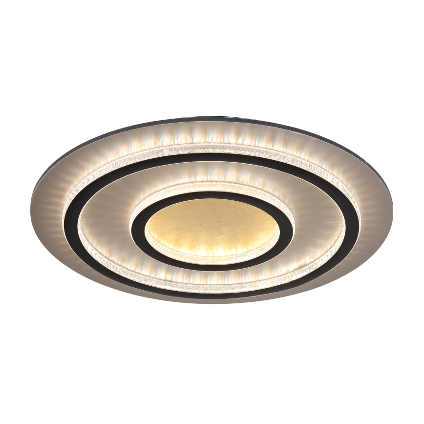 Globo - Dæmpbar LED-loftlampe LED/60W/230V 3000-6500K Ø 55 cm sort + fjernbetjening