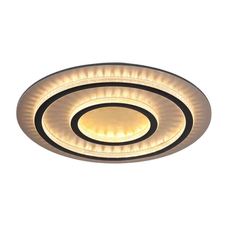 Globo - Dæmpbar LED-loftlampe LED/60W/230V 3000-6500K Ø 55 cm sort + fjernbetjening