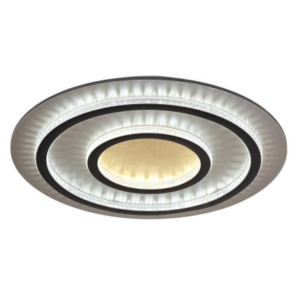 Globo - Dæmpbar LED-loftlampe LED/60W/230V 3000-6500K Ø 55 cm sort + fjernbetjening