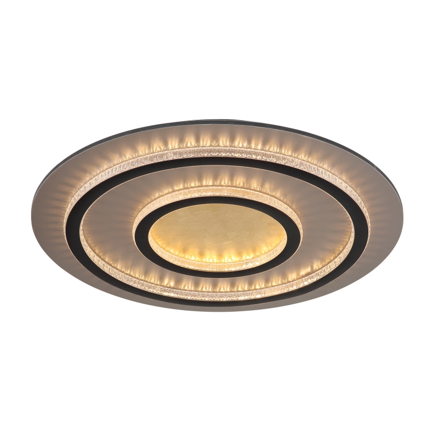 Globo - Dæmpbar LED-loftlampe LED/60W/230V 3000-6500K Ø 55 cm sort + fjernbetjening