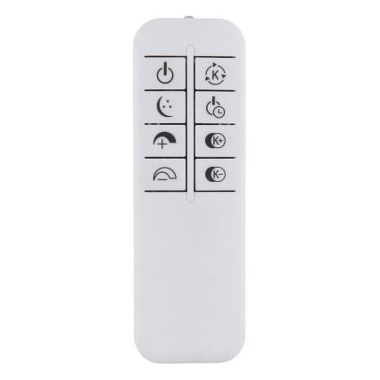 Globo - Dæmpbar LED-loftlampe LED/60W/230V 3000-6500K Ø 55 cm sort + fjernbetjening