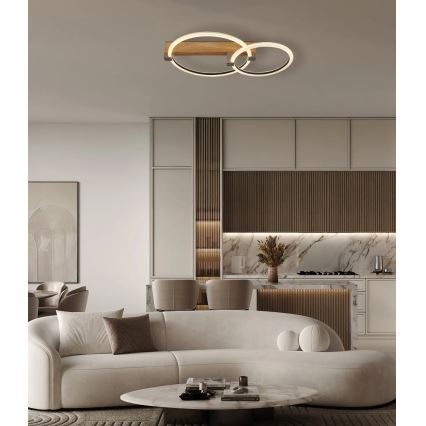 Globo - LED loftlampe LED/24W/230V 3000K 58x38 cm beige
