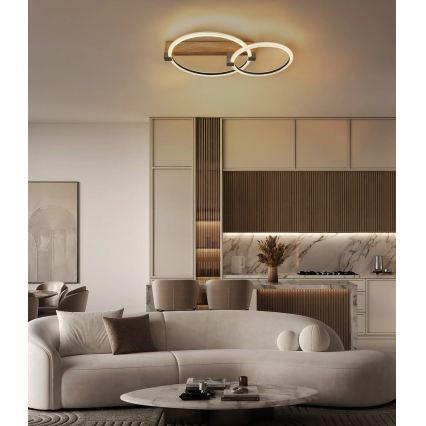 Globo - LED loftlampe LED/24W/230V 3000K 58x38 cm beige