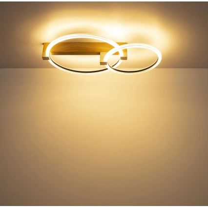 Globo - LED loftlampe LED/24W/230V 3000K 58x38 cm beige