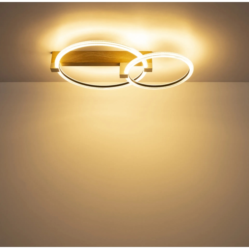Globo - LED loftlampe LED/24W/230V 3000K 58x38 cm beige