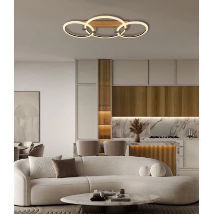 Globo - LED loftlampe LED/40W/230V 3000K 76,1x38 cm brun