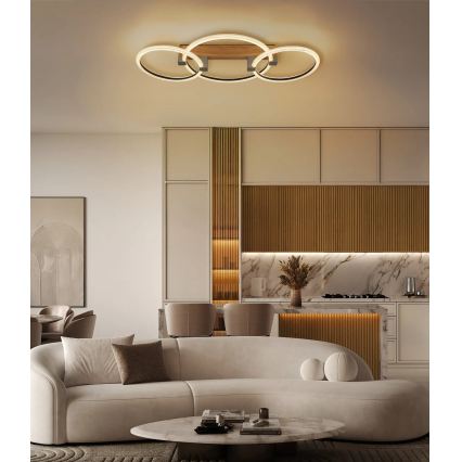 Globo - LED loftlampe LED/40W/230V 3000K 76,1x38 cm brun