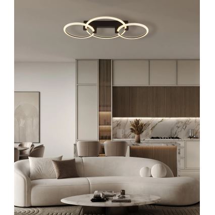 Globo - LED loftlampe LED/40W/230V 3000K 76,1x38 cm sort