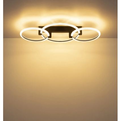 Globo - LED loftlampe LED/40W/230V 3000K 76,1x38 cm sort