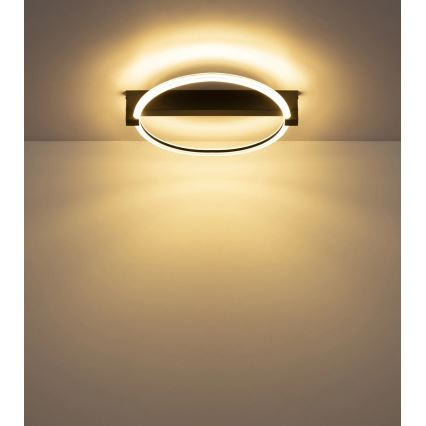 Globo - LED loftlampe LED/15W/230V 3000K 41,4x38 cm sort