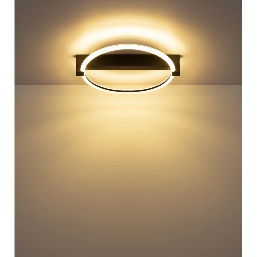 Globo - LED loftlampe LED/15W/230V 3000K 41,5x38 cm sort