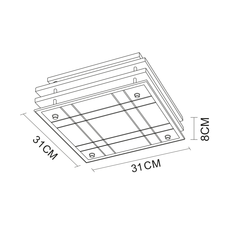 Globo - Loftlampe 2xE27/60W/230V