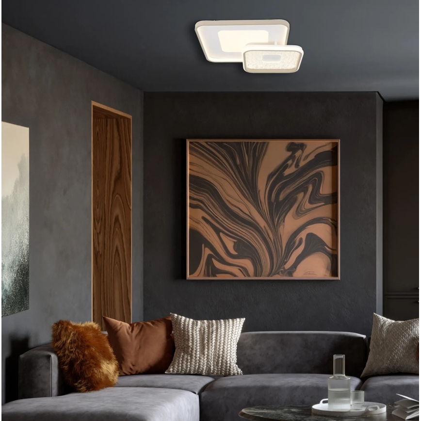 Globo - LED dæmpbar loftlampe LED/48W/230V 2700-6000K 50x50 cm + fjernbetjening
