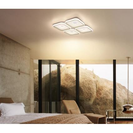 Globo - Dæmpbar LED-loftlampe LED/55W/230V 2700-6000K 54x54 cm + fjernbetjening