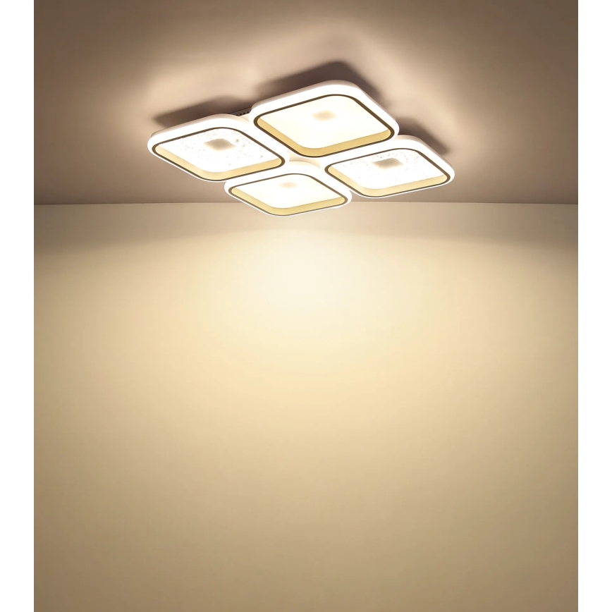 Globo - Dæmpbar LED-loftlampe LED/55W/230V 2700-6000K 54x54 cm + fjernbetjening