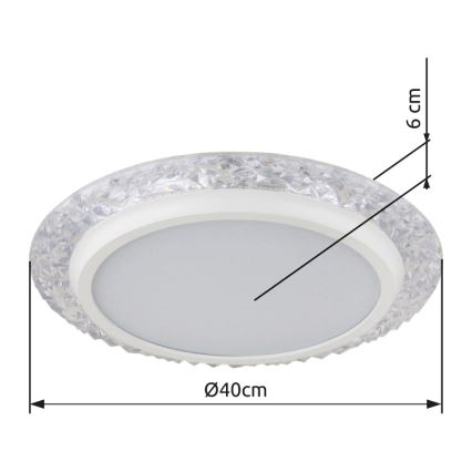 Globo - LED loftlampe LED/22W/230V 3000K diameter 40 cm
