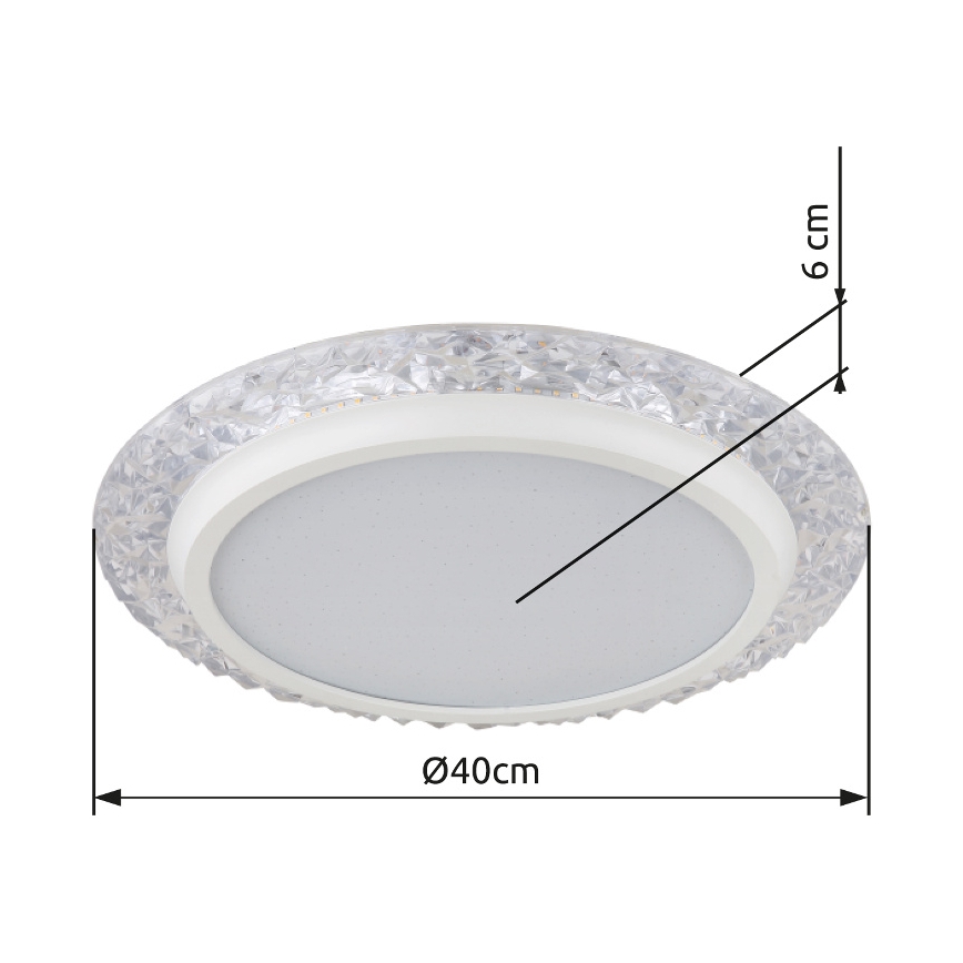 Globo - LED loftlampe LED/22W/230V 3000K diameter 40 cm