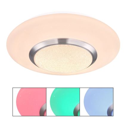 Globo - LED RGBW dæmpbar loftlampe LED/18W/230V 3000 K Ø 34 cm