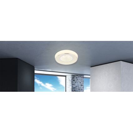 Globo - LED lysdæmper loftslampe LED/18W/230V + fjernbetjening