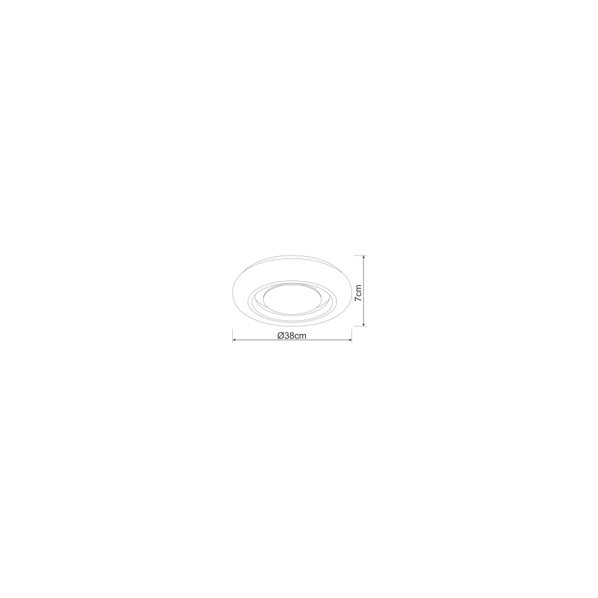 Globo - LED loftlampe LED/24W/230V
