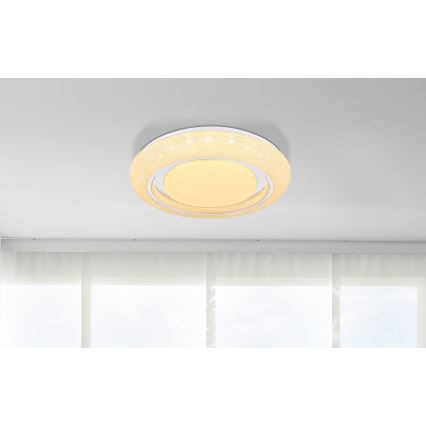 Globo - LED dæmpbar loftlampe LED/28W/230V 3000-6000K Tuya Wi-Fi + fjernbetjening